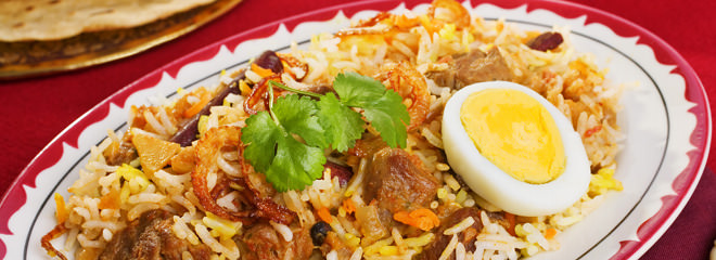 Biryani mit Safranreis